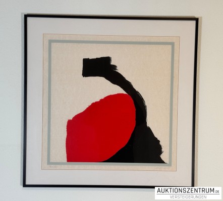 Olga Maslo, signierte Serigrafie 2005, 50 x 50cm