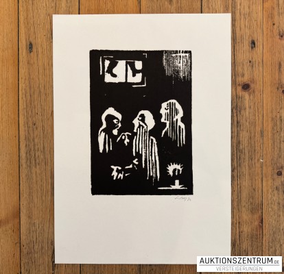 Herbert Sandberg Holzschnitt 