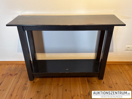 Holzkonsole / Sideboard 120 x 80 x 35 cm schwarz