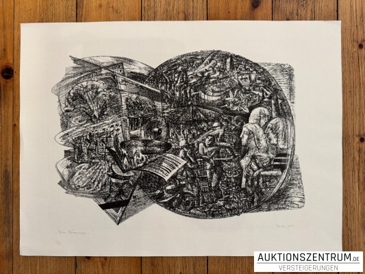 Erich Franke Lithografie 