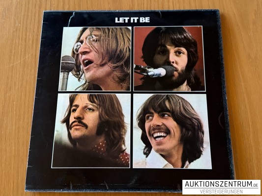 The Beatles Let It Be White Colored Vinyl LP Apple PCS 7096