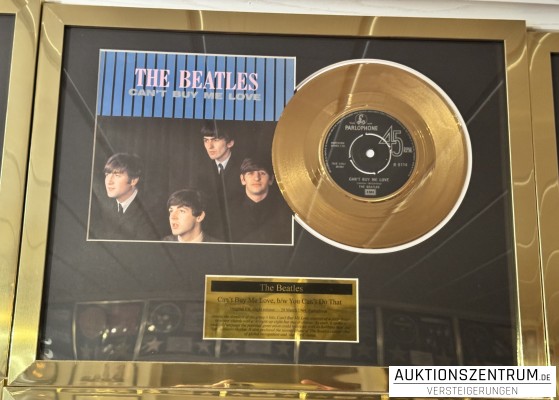 The Beatles Gold Award Display Nr. 1 Hits: Can't Buy Me Love / You Can't Do That, Parlophone Vinyl