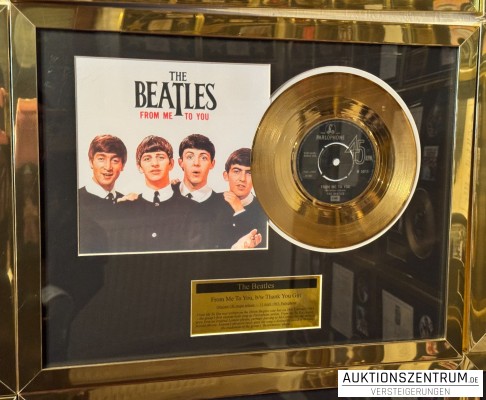 The Beatles Gold Award Display Nr. 1 Hits: From Me To You / Thank You Girl, Parlophone Vinyl