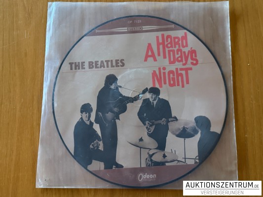 The Beatles A Hard Day`s Night Picture Disc LP Vinyl Japan