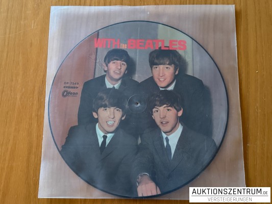 The Beatles With The Beatles Picture Disc LP Vinyl Odeon OP-7549