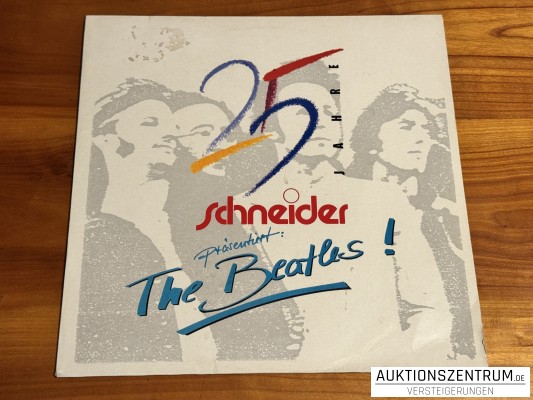 Rare misprint: 25 years of Schneider, The Beatles: A collection of Beatles oldies (Fehldruck)