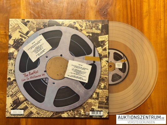 The Beatles Live in Melbourne '64 668/1000 Yellow Colored Vinyl LP Limited Edition