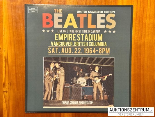 The Beatles Empire Stadium Vancouver 1964 Blue Colored Vinyl LP Limited Edition