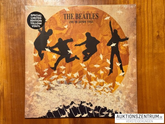 The Beatles Live In Japan 1966 Nr. 540/1000 Yellow Colored Vinyl LP Limited Edition