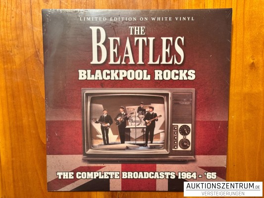 The Beatles Blackpool Rocks The Complete Broadcast 1964 -'65 White Colored Vinyl LP Limited Edition