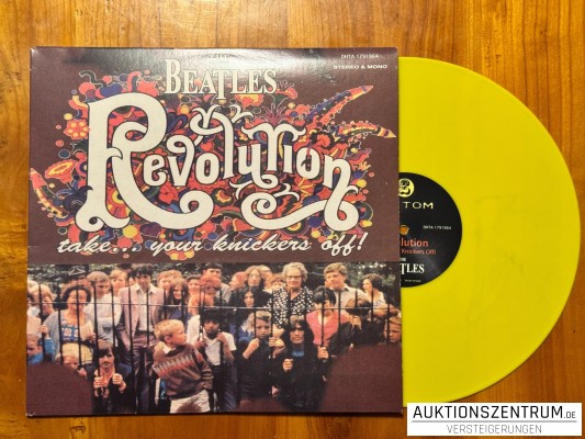 The Beatles Revolution take... your knickers off! Yellow Colored Vinyl LP