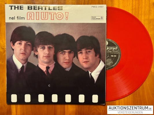 The Beatles nel film AIUTO! Red Colored Vinyl LP Parlophone