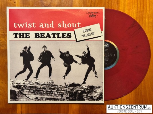 The Beatles Twist and Shout Red Colored Vinyl LP Capitol