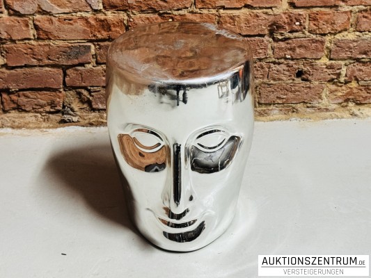 Philippe Starck für XO Bonze-Kopf, Hocker, verchromt