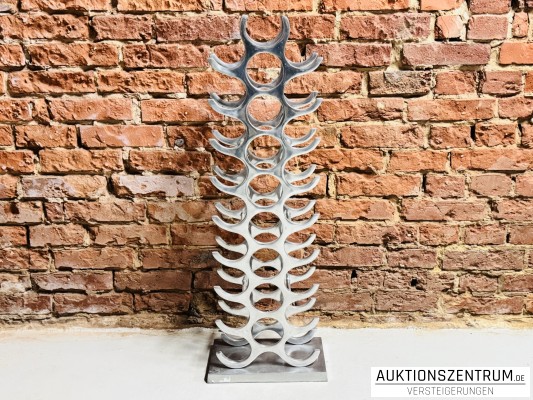100cm Michael Noll Weinregal / Flaschenregal aus Aluminium