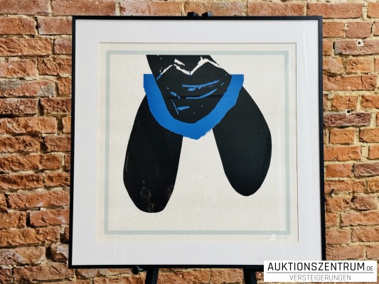 Olga Maslo, signierte Serigrafie, 2005, 71 x 71 cm