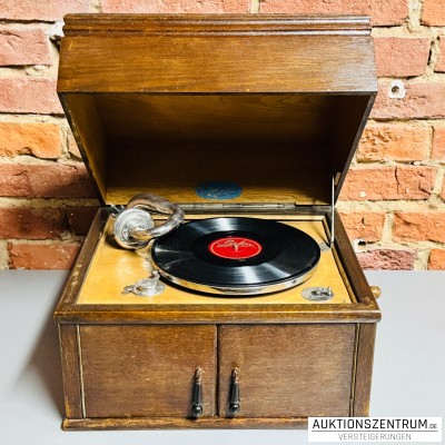 Altes Cremona Tischgrammophon / Grammophon