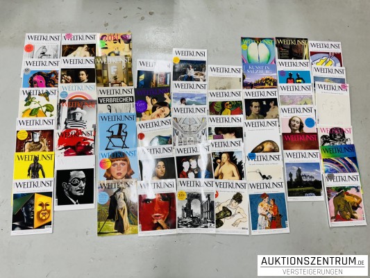 ca. 50 Stück WELTKUNST Kunst Magazine im Konvolut