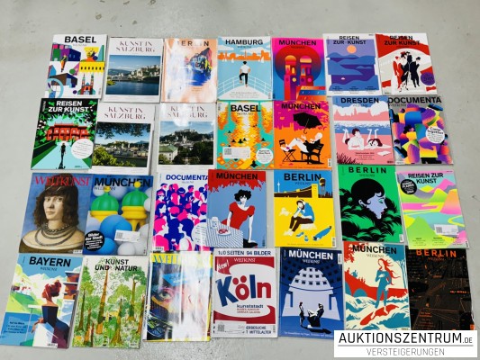 ca. 30 Stück WELTKUNST Kunst Magazine im Konvolut