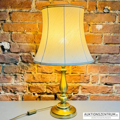 Bankamp Vintage Messing Tischleuchte 5636 m. Schirm, 40*70*40 cm