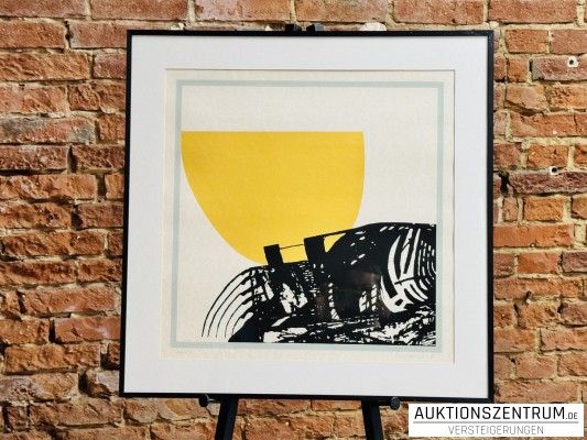 Olga Maslo, signierte Serigrafie, 2005, 71 x 71cm